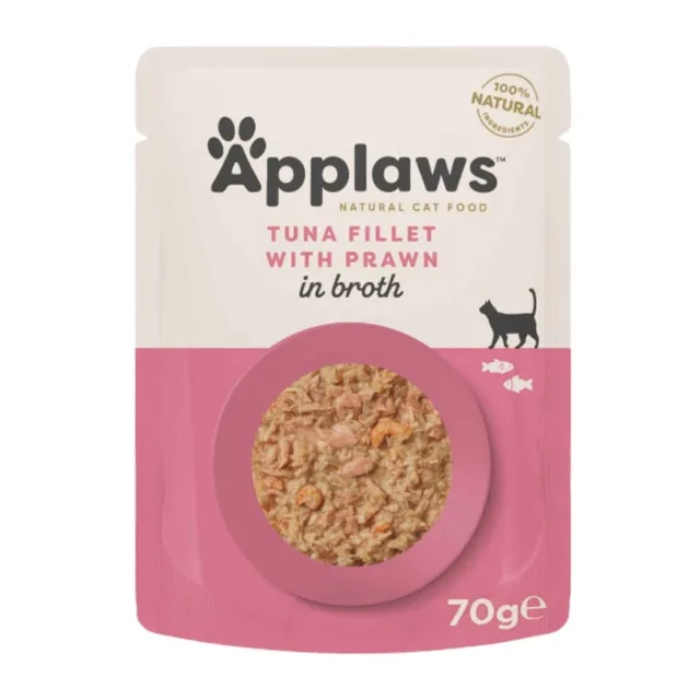 APPLAWS Kapsička pro kočky 70 g tuňák a tygří krevety