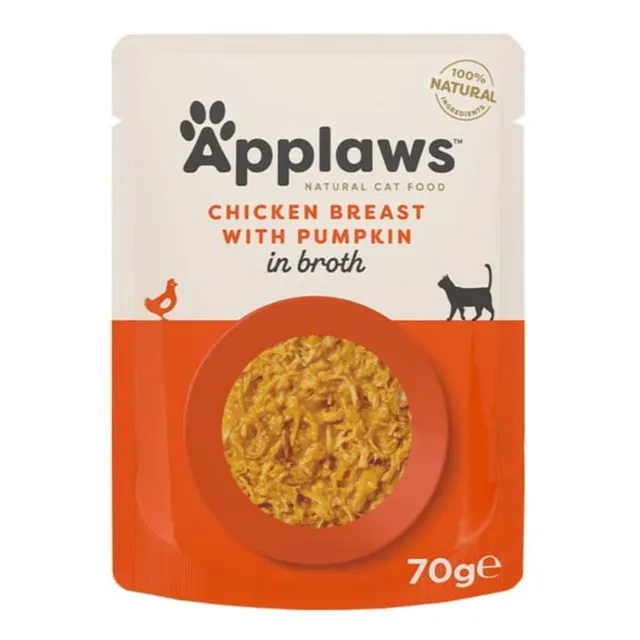 APPLAWS Kapsička pro kočky 70g kuřecí a dýně