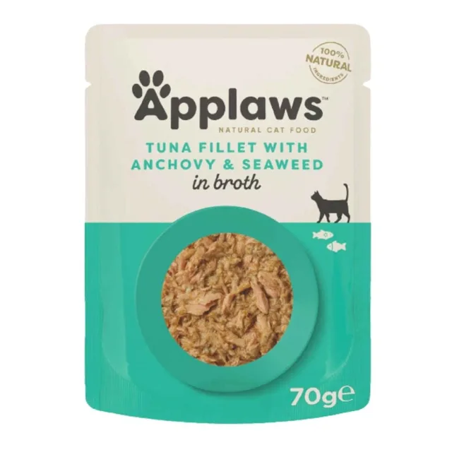 APPLAWS Kapsička pro kočky 70g tuňák, ančovičky a mořské řasy