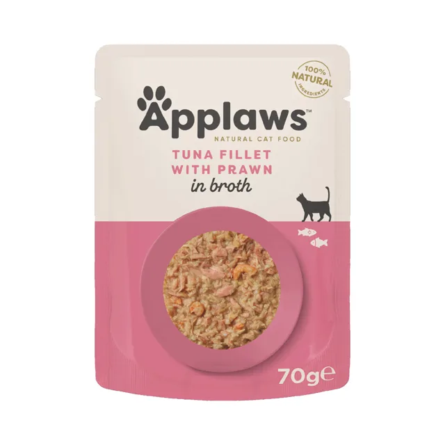 Applaws kapsičky 12 x 70 g - tuňák s tichomořskými krevetami