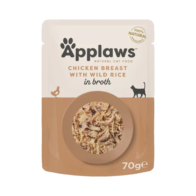 Applaws  kapsičky 24 x 70 g - kuřecí prsa s rýží