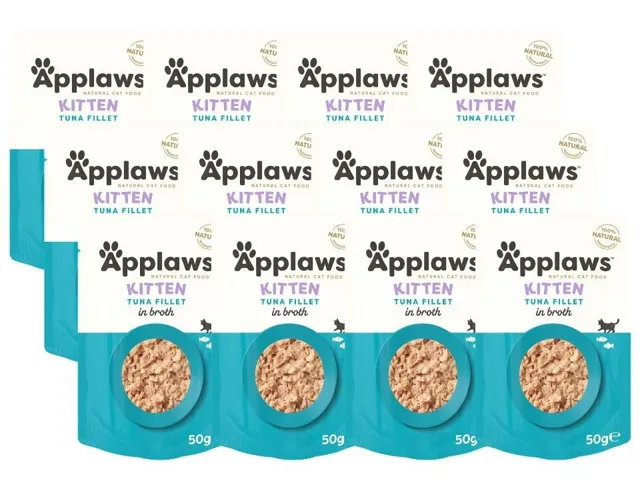APPLAWS Kitten Tuna Fillet In Broth 12x50g tuňák ve vývaru krmivo pro koťata