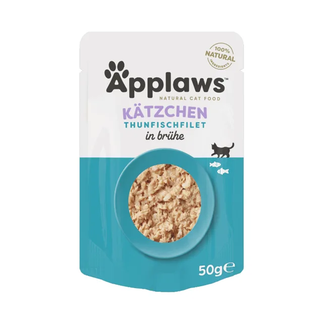Applaws Natural Kitten ve vývaru 12 x 50 g - kuřecí prsa