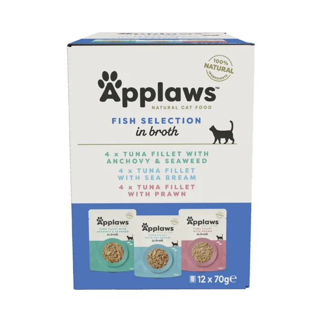 Applaws Pouch in Broth 12 x 70 g - 3 druhy (kuřecí výběr) 12 x 70 g