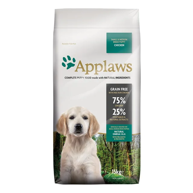 APPLAWS Puppy Small&amp;Medium Breed 15 kg Chicken