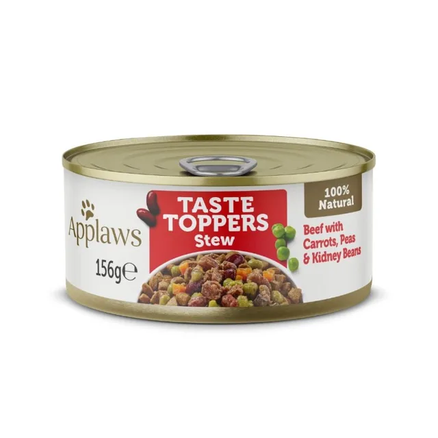 APPLAWS Taste Toppers Stew Hovězí, mrkev a hrášek 156 g