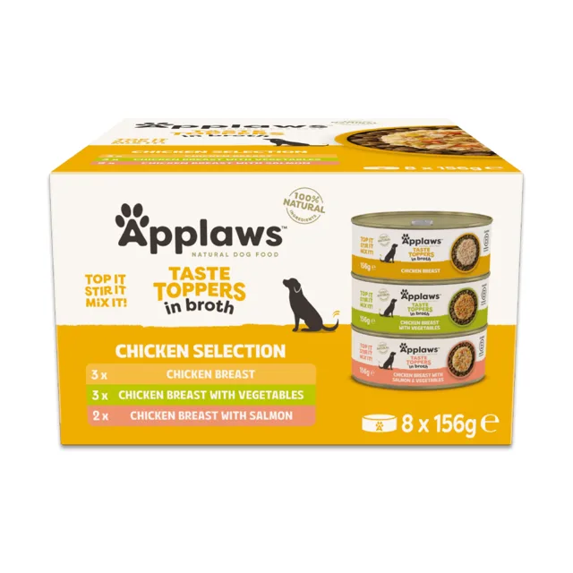 Applaws Taste Toppers zkušební balení 8 x 156 g - zkušební balení (vývar)