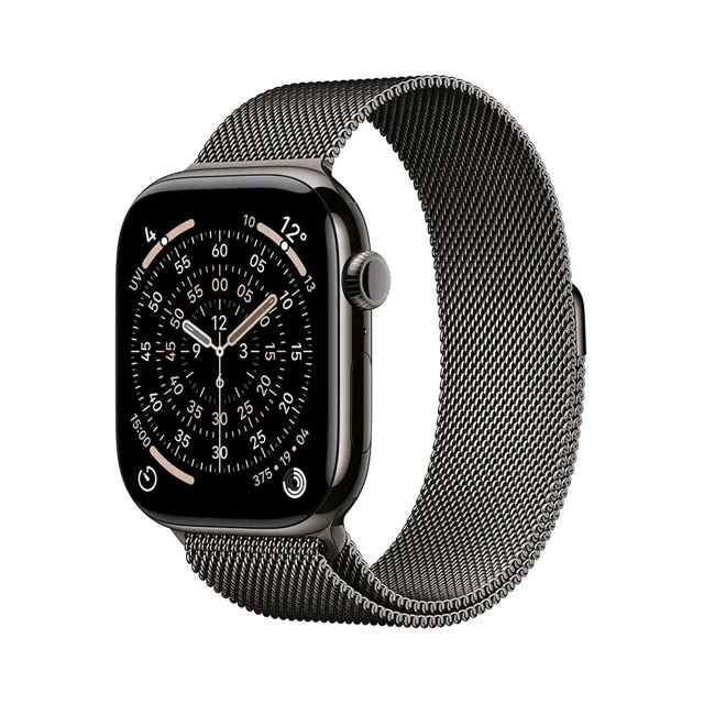 Apple Watch S11 Cell 46mm S.Tit, Slate Milane M/L chytré hodinky
