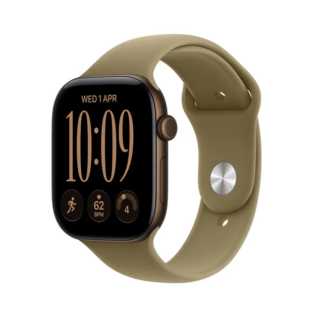 Apple Watch Series 12 42mm D.Bronze, Olive SB, M/L chytré hodinky