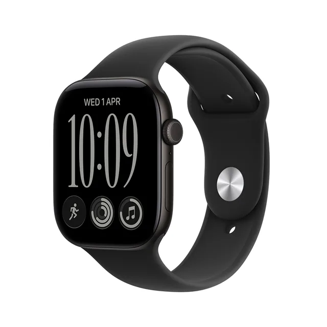 Apple Watch Series 12 46mm Black, Black SB, M/L chytré hodinky