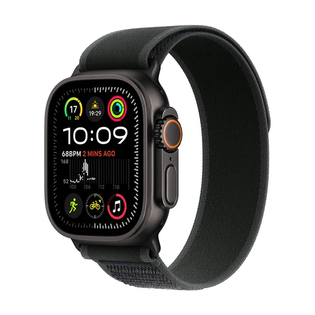 Apple Watch Ultra 2 49mm Black Titan, Bl.Trail,M/L chytré hodinky