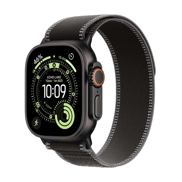 Apple Watch Ultra 3 Black Titan, Bl./Cha Trail,S/M chytré hodinky