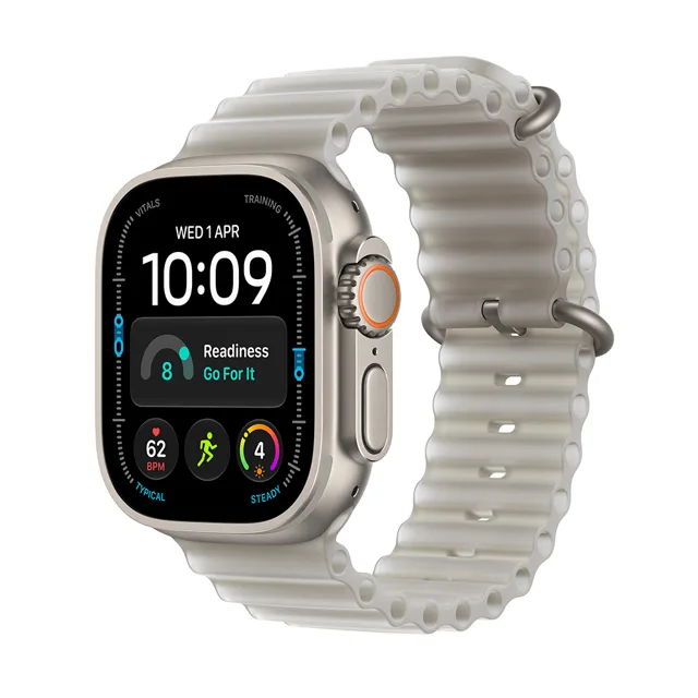 Apple Watch Ultra 4 Natural Titan, Grey Ocean chytré hodinky