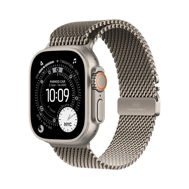 Apple Watch Ultra3 49 mm milánský řemínek L chytré hodinky