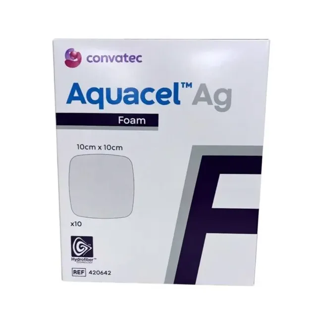 Aquacel foam Ag neadhesivní 10 x 10cm 10 ks