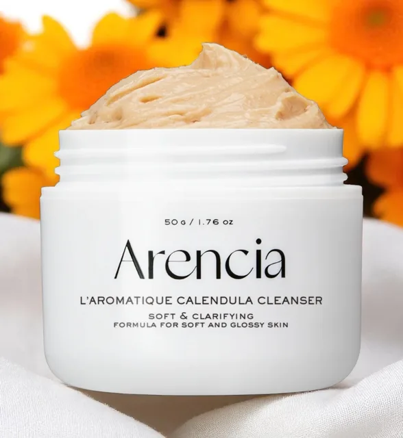 ARENCIA - Calendula Rice Mochi Cleanser - Čisticí balzám s měsíčkem lékařským 3v1 - 120 ml