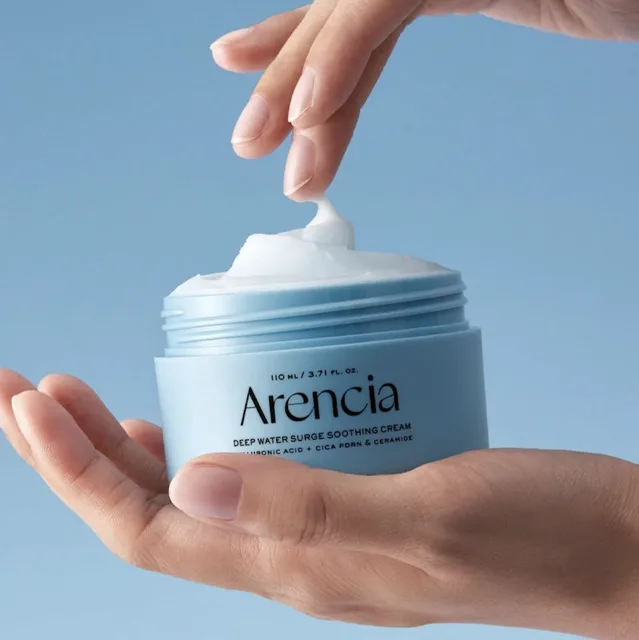 ARENCIA - Deep Water Surge Soothing Cream - Zklidňující, hydratační krém - 80 ml
