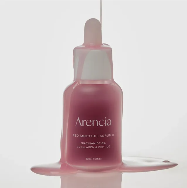 ARENCIA - Fresh Red Smoothie Serum 8 - Noční sérum s kolagenem pro projasněnou a omlazenou pleť - 30 ml