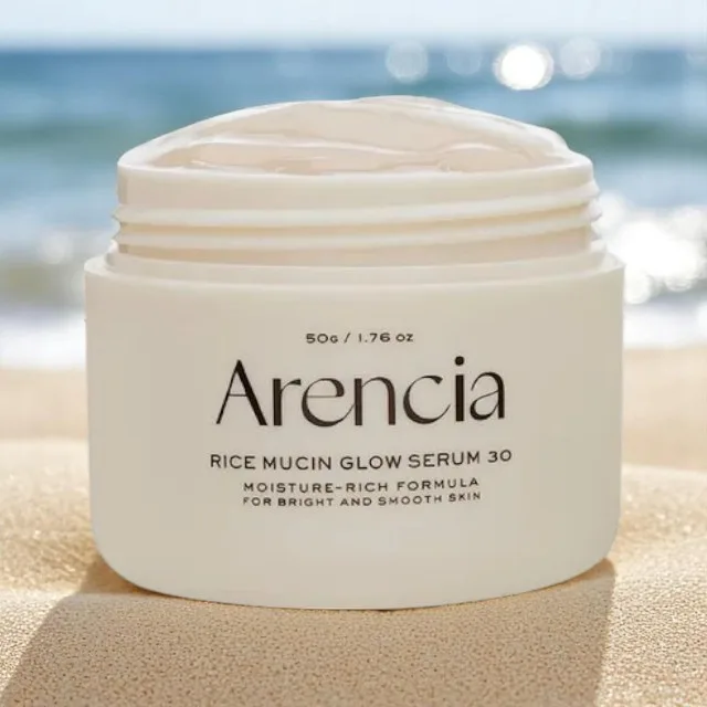 ARENCIA - Rice Mucin Glow Serum 30 - Rozjasňující sérum s fermentovanou rýží - 50 ml