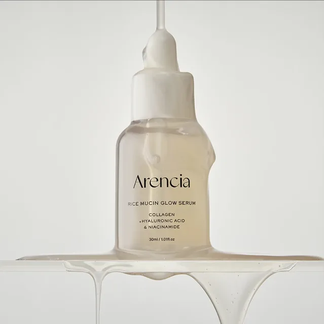ARENCIA - Rice Mucin Glow Serum - Rozjasňující sérum s fermentovanou rýží - 30 ml