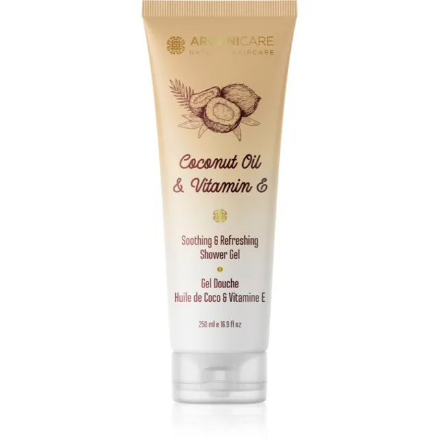 Arganicare Coconut Oil & Vitamin E Shower Gel sprchový gel 250 ml