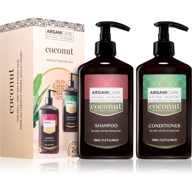 Arganicare Coconut Set dárková sada pro výživu a hydrataci vlasů 1 ks