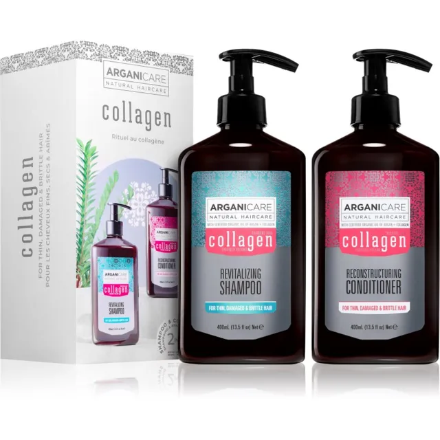 Arganicare Collagen Set dárková sada pro objem vlasů 1 ks