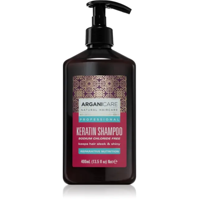 Arganicare Keratin Shampoo regenerační šampon 400 ml