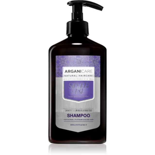 Arganicare Silver Shampoo šampon neutralizující žluté tóny 400 ml