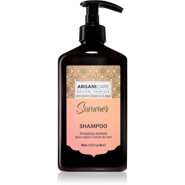 Arganicare Summer Shampoo šampon pro vlasy namáhané sluncem 400 ml