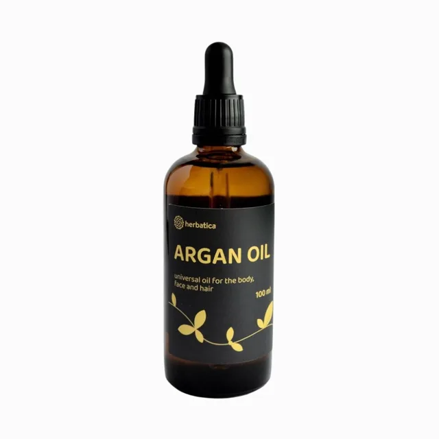Arganový olej 100% BIO přírodní, za studena lisovaný - Herbatica - 50 ml Objem: 100 ml
