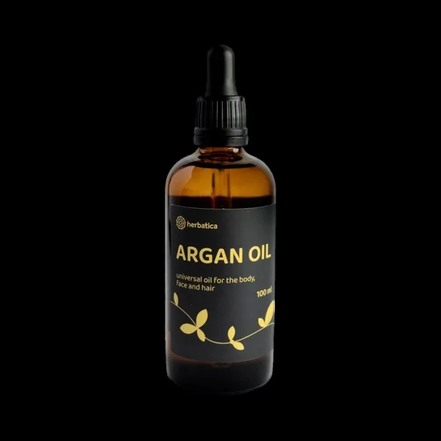 Arganový olej 100% přírodní, za studena lisovaný - Herbatica - 50 ml Objem: 100 ml
