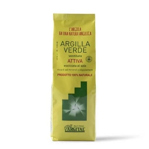 Argital Aktivní zelený jíl vysušený sluncem „Ventilated“ 500 g