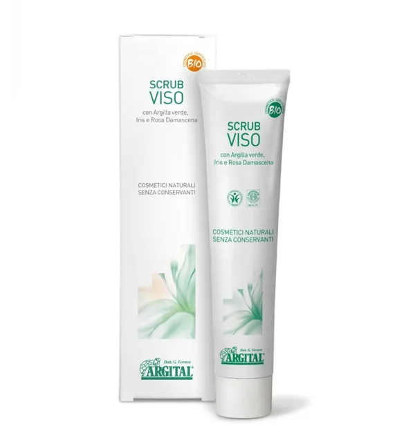 Argital Scrub a pleťová maska se zeleným jílem 75 ml