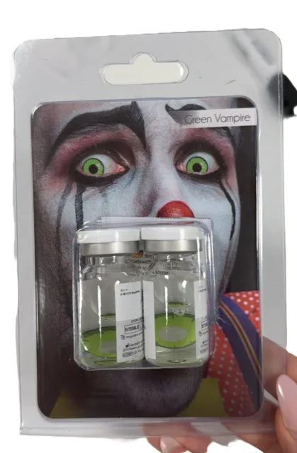 Aricona Green Vampire Kleurlenzen kontaktní čočky zelené
