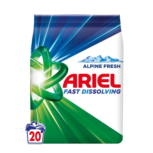 Ariel Alpine Fresh Prášek na praní 1,1 kg 20 praní