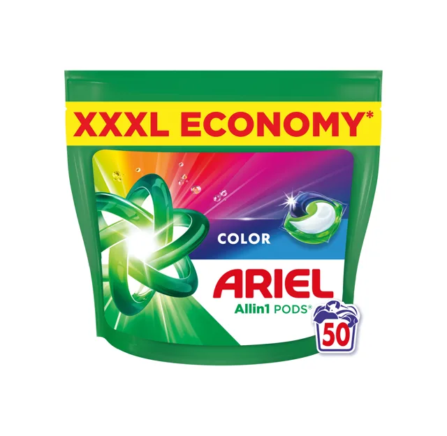 Ariel Color Allin1 kapsle na praní 50 ks