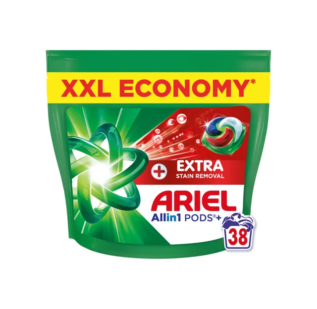 Ariel Extra Clean Allin1 kapsle na praní 38 ks