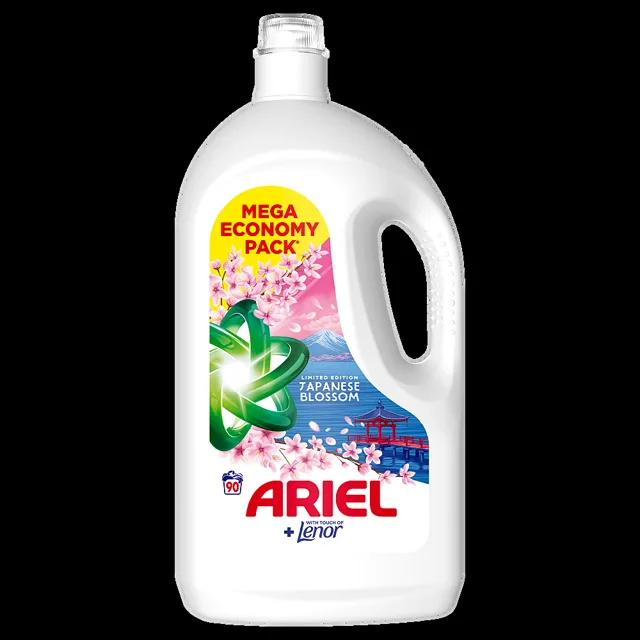 ARIEL Gel japanese blossom 90 praní 4,05 l