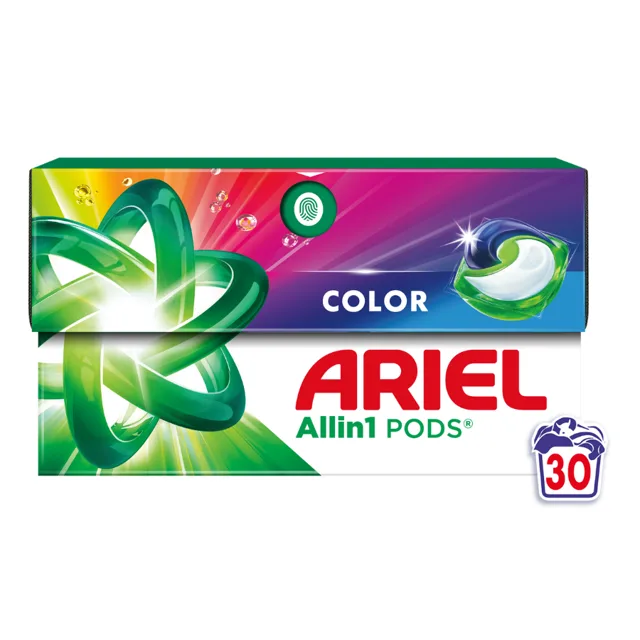Ariel Kapsle Color Krabice 30ks