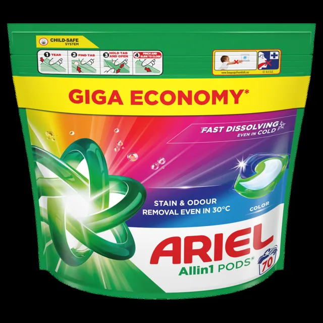 ARIEL Kapsle na praní Color 70 praní