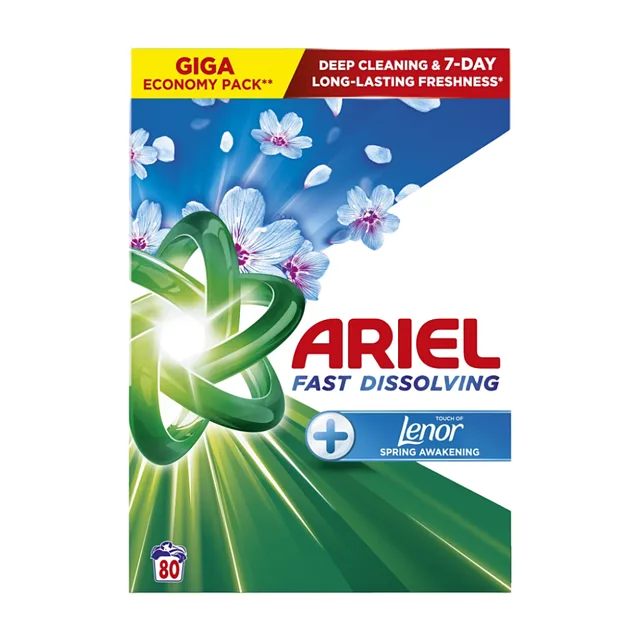 ARIEL Spring Awakening Prací prášek 80 praní 4,4 kg