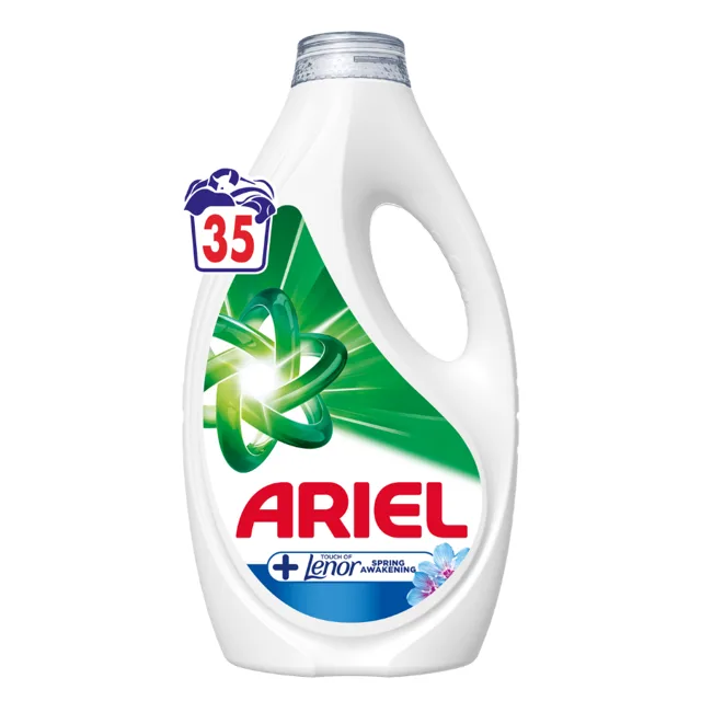 Ariel Tekutý prací prostředek, +Touch of Lenor Spring Awakening, 1, 575 l