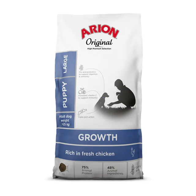 Arion Original Growth Large Breed kuřecí - Výhodné balení: 2 x 12 kg