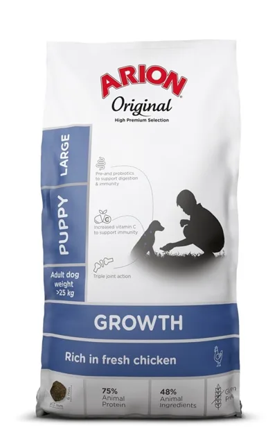 ARION Original Growth Puppy Large Chicken Rice 12 kg