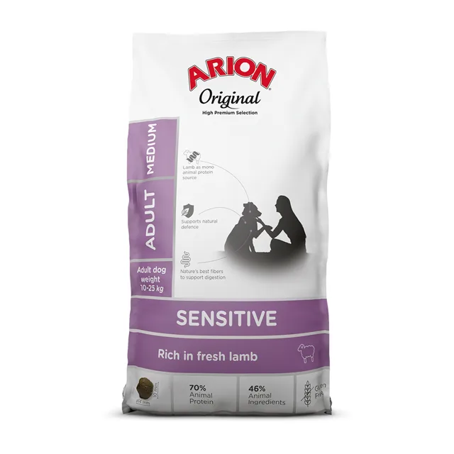 Arion Original Sensitive Medium Breed jehněčí - výhodné balení: 2 x 12 kg