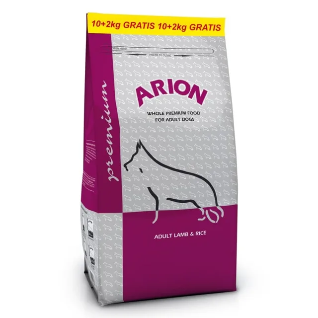ARION Premium Lamb &amp; rice 10+2 kg Zdarma