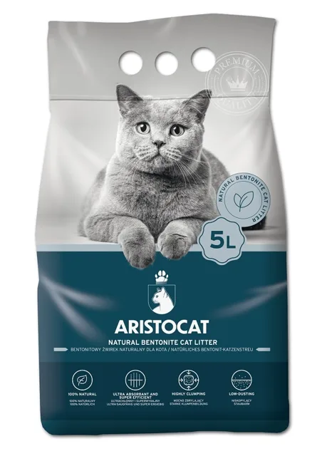 ARISTOCAT Bentonite Plus stelivo přírodní 5 l