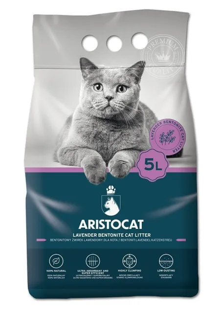 ARISTOCAT Bentonite Plus  stelivo s vůni levandule 5 l