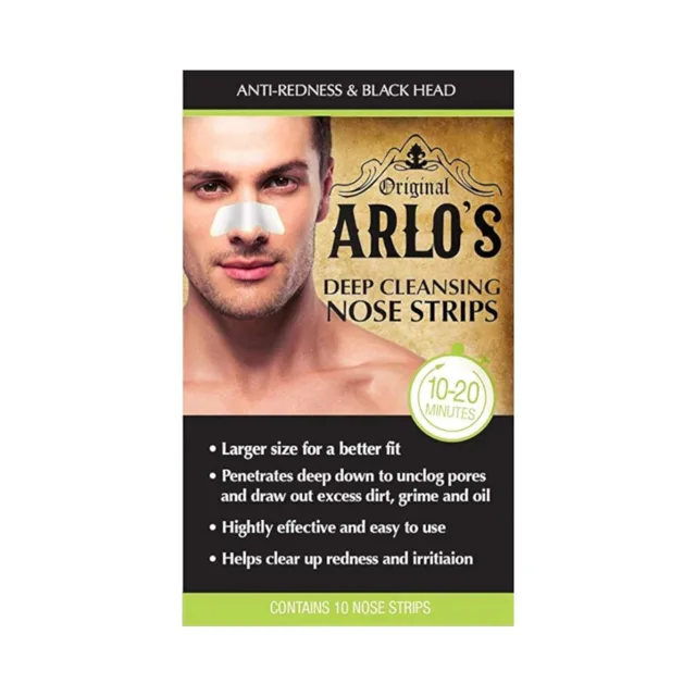 ARLO´S Čisticí pásky na černé tečky na nose DEEP CLEANSING NOSE STRIPS, 10 ks